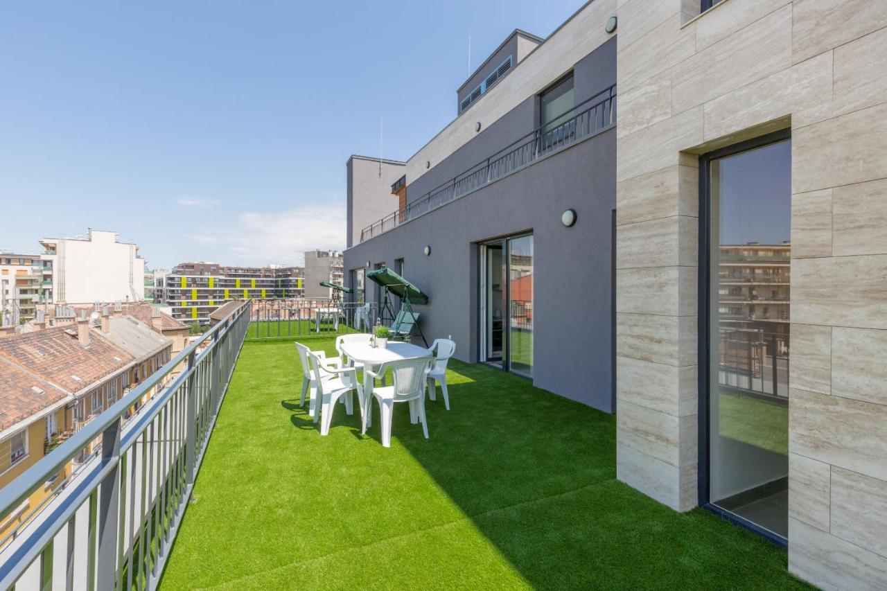 Budapest Downtown Residences Leo - Ac, Elevator, Terrace Exterior foto